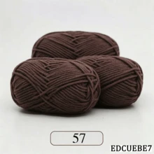 EDCUEBE7 1/3pcs/150g 5股混色米白色壓克力毛線，中粗米白色毛線 - 適合手工編織、手工織布、DIY手工藝、編織和鉤針，柔軟且多功能，適用於DIY鉤針和編織包 - 5股50G毛線 - 查看 166