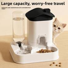 Automatic Pet Feeder & Water Bowl, Suitable For Cats And Small Dogs, Large Capacity Gravity Refill Design - 500ml - View 11