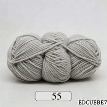 EDCUEBE7 1/3pcs/150g 5股混色米白色壓克力毛線，中粗米白色毛線 - 適合手工編織、手工織布、DIY手工藝、編織和鉤針，柔軟且多功能，適用於DIY鉤針和編織包 - 5股50G毛線 - 查看 37