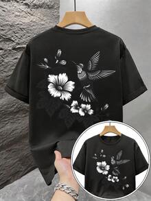 T-shirts för män - Svart - Visa 4