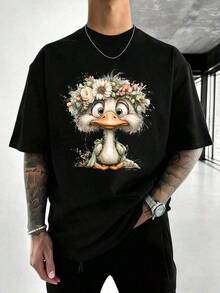 Men T-Shirts - Hitam - View 2