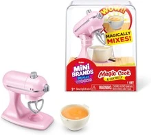 ZURU Mini Brands Magic Cook Kitchen Set – Benar-Benar Berfungsi! Secara Ajaib Mencampur/Memanggang/Menyajikan/Memasak/Mengaduk dengan Bahan-Bahan Slime, Mainan Interaktif, Usia 3+ - MultiWarna - View 10
