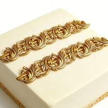Exquisite Baroque Style Three-Dimensional Curly Grass Pattern Candy Mold, Natural And Fresh Flower And Bird Shape Jelly Mold, Suitable For Animal And Plant Theme Party Decoration, Can Be Used To Make Chocolate, Ice Cream, Key Chain Pendants - View 8