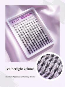 ELAE Wispy Manga Lashes Clusters Anime Spiky False Eyelashes Little Devil Mixed 8-16mm Individual Lash Extensions  D Curl Reusable Fairy DIY At Home Cosplay Makeup Daily Beauty Tools - Manga lashes - 查看 5