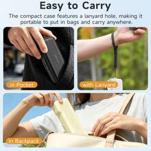 Flip-Cover Hard Shell Protective Case For Osmo Pocket3/4, Gimbal Lens Protective Cover Pocket3/4 Accessories, Quick Open And Close | Compact Design And Portable | Full Protection | Scratch Resistant | Can Store Filters, Screen And Lens Protection - View 7