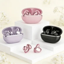 Tai nghe không dây Bluetooth 5.3 dạng mở, khử tiếng ồn, gọi điện HD, điều khiển cảm ứng, tương thích với Android và iOS. - Xem 1