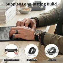 10pcs Oura Gen 4/Gen 3/Galaxy Ring Protective Covers, Anti-Scratch Elastic Silicone, Suitable For Fitness And Exercise - View 4