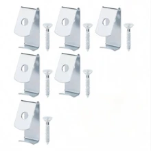 6pcs Metal Flower Pot Clips, 5-8 Inch Standard Terracotta Pot Holder - Durable Plant Pot Lock Hooks, Suitable For Indoor And Outdoor Use, Flower Pot Clips (Due To The Manufacturing Process Of The Product Itself, There Will Be Some Obvious Scratches On The Surface Of The Product.) - Multicolor - View 14