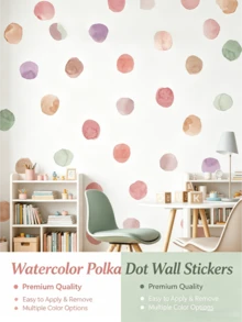 1/2/3 Peças Adesivos de Parede de Coração Macaron com Bolinhas Estilo Ins Girl, Autoadesivos, À Prova d'Água e Removíveis, Arranjo DIY Personalizável, Adequado para Diferentes Necessidades de Decoração de Parede Personalizada, Também para Móveis, Portas de Armários, Vidro e Outras Superfícies de Embelezamento, Adesivos de Decoração de Parede para Quarto de Princesa e Jardim de Infância. Decoração de Feriados, Festa de Aniversário, Presente. - Adesivos de parede - Visão 6