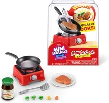 ZURU Mini Brands Magic Cook Kitchen Set – Benar-Benar Berfungsi! Secara Ajaib Mencampur/Memanggang/Menyajikan/Memasak/Mengaduk dengan Bahan-Bahan Slime, Mainan Interaktif, Usia 3+ - MultiWarna - View 8