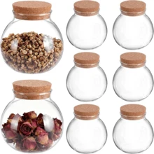Thickened Glass Transparent Tea Can, Heat-resistant Sealed Tank, Large Flower Tea Can, Glass Bottle, Lead-free Storage Tank - Clear - View 14