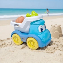 Kids Beach Sand Toy Set, 17Pcs Basic Version & 20Pcs Upgrade Version, Includes Sand Bucket, Shovel, Rake, Rolling Pin & Ocean Animal Castle Sand Molds, Summer Outdoor Sandbox Water Play Toys - Multicolor - View 7
