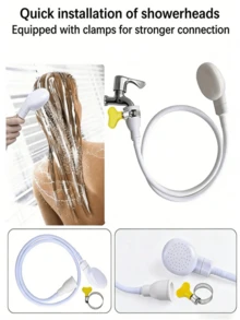 1 buah Nozzle Semprot Selang Karet Multifungsi Portabel, Cocok untuk Kamar Mandi, Dapur, Taman, Mandi Hewan Peliharaan, Kamar Mandi RV dan Rumah, Aksesori Mandi Luar Ruangan yang Penting, Hadiah Sempurna dan Pilihan Perbaikan Rumah, Perlengkapan Perjalanan Luar Ruangan yang Penting - MultiWarna - View 9
