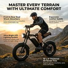 6MSKS Electric Bicycles - Black - View 4