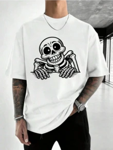 Men T-Shirts - 白色 - 查看 2
