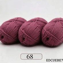 EDCUEBE7 1/3pcs/150g 5股混色米白色壓克力毛線，中粗米白色毛線 - 適合手工編織、手工織布、DIY手工藝、編織和鉤針，柔軟且多功能，適用於DIY鉤針和編織包 - 5股50G毛線 - 查看 184