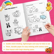 A Book About How To Draw Anything For Kids – Step By Step Drawing Book, Easy Sketch Guide For Beginners, Animals Objects Cartoon Drawing Practice Workbook For Boys And Girls Back To School - Drawing Book - View 4