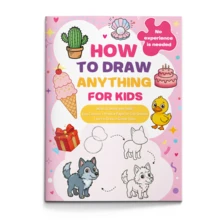 A Book About How To Draw Anything For Kids – Step By Step Drawing Book, Easy Sketch Guide For Beginners, Animals Objects Cartoon Drawing Practice Workbook For Boys And Girls Back To School - Drawing Book - View 18