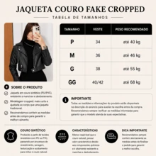 Women's Premium PU Leather Jacket – Elegance & Fashion Blogger Style - Women's Biker Jacket - Cropped Biker Jacket - Versatile Piece From Basic To Chic - 黑色 - View 3