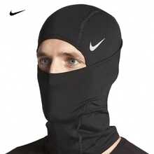 Gorra negra ligera, a prueba de viento y transpirable de Nike, Pasamontañas a prueba de viento, con ajuste térmico y secado rápido de Nike Pro, NHK63-058 - Negro - Ver 9