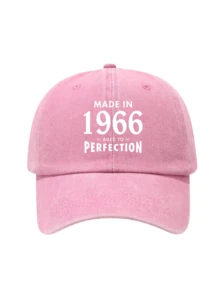 1pc Vintage Print Washed Distressed Soft Top Baseball Cap Unisex Travel Sun Protection Baseball Dad Hat, Suitable For Daily Wear And Outfit Matching - M - View 33