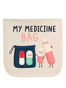 便攜式袋，緊湊型藥丸收納盒與醫療包，「My Medicine Bag」印花主題藥袋，適用於日常/戶外/旅行儲存，必備健康與醫療配件，多功能布製小藥袋，便攜式急救包，宿舍急救儲存袋，適合診所護理師、醫生與的生日/聖誕/週年理想禮物——耐用日常與緊急包裝必需品，返校禮物 - 彩色 - 查看 16