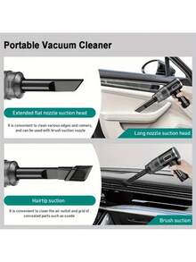 SOKANY Upgraded Version Of Portable Wireless Handheld Vacuum Cleaner, Absorbing Snack Debris/Pet Hair, With Dust Collection Box + Washable Filter.USB Charging (2000mAh) Large-Capacity Lithium Battery, Suitable For Car/Office/Home - B - View 7
