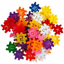 65pcs/120pcs Building Blocks Set, Numbered Puzzle Blocks Combination, Classic Early Education Toy For Children, Multiple Colors, With Shape Diagrams, Perfect For Family Parent-Child Interaction, Birthday Gift And Holiday Small Gift, Suitable For Children 3 Years And Above, Non-Electric - Multicolor - View 6
