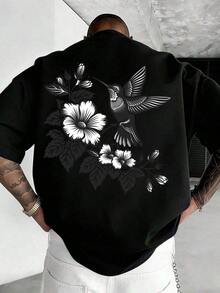 T-shirts för män - Svart - Visa 3