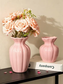 1個樹脂花瓶，奶油波希米亞風，桌面花藝擺飾，適用於房間、居家、廚房、婚禮、餐桌、辦公室、花園、戶外裝飾，禮品家居裝飾房間裝飾花瓶玻璃花瓶 - 1PC - View 2