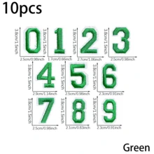 10/20/30pcs Multicolored Embroidered Number Patches, Combination Number Clothing Patches For DIY Decoration On Shirts, Skirts, Pants, Hats, Jeans - Multicolor - View 20