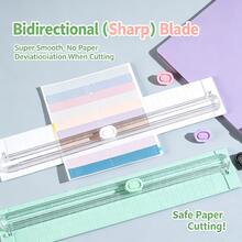 Manual Paper Cutter, Free Cutting In 2 Directions - A3 Size, Durable Plastic, Suitable For Office Use, Photo Cutting And Crafts, Craft Tool | Modern Paper Cutter | Durable Plastic Knife - Regular Model - View 4