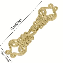 1 pièce/2pièces Bouton de Grenouille Chinois Bouton de Fleur Fait Main Bouton de Nœud de Costume Tang Cheongsam Chinois - Multicolore - Voir 3