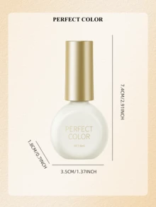 PERFECT COLOR Gel Constructor Autonivelante Cristalino – Curado Rápido, Extensiones de Uñas Suaves, Uso Profesional & Doméstico, Gel UV LED Removible 8ml - transparente - Ver 10