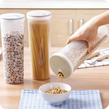 Noodle Storage Box, Whole Wheat Pasta, Spaghetti Refill Container, Airtight Storage Container, Large Capacity Kitchen Use - Multicolor - View 4