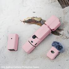 Yoobao 5/7件組適用於 Osmo Pocket 3 相機保護殼，軟矽膠手柄套含螢幕保護貼與麥克風，輕量防刮，適合旅行、Vlog、日常拍攝 - 粉色/黑色/綠色/藍色/黃色/紫色/橘色（僅含相機保護殼配件） - 查看 5
