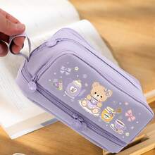 Desktop Stationery Large Capacity Pencil Case, Gift Giving, 4-Layer Zipper Multifunctional Pen Holder,Back To School Supplies, First Day Of School - Multicolor - View 10