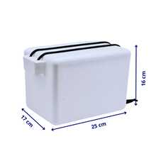 Hielera HU753 - Unicel 25 cm x 17 cm x 16 cm Capacidad 4.5 Litros o 3 kilos - Ver 2