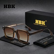 HBK New Style Sunglasses PC+CP Material Temple Metal Core Unisex For Outdoor Activities Travel Photography Props Birthday Gift Choice - K40212 - View 13