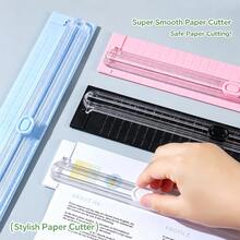 Manual Paper Cutter, Free Cutting In 2 Directions - A3 Size, Durable Plastic, Suitable For Office Use, Photo Cutting And Crafts, Craft Tool | Modern Paper Cutter | Durable Plastic Knife - Regular Model - View 6