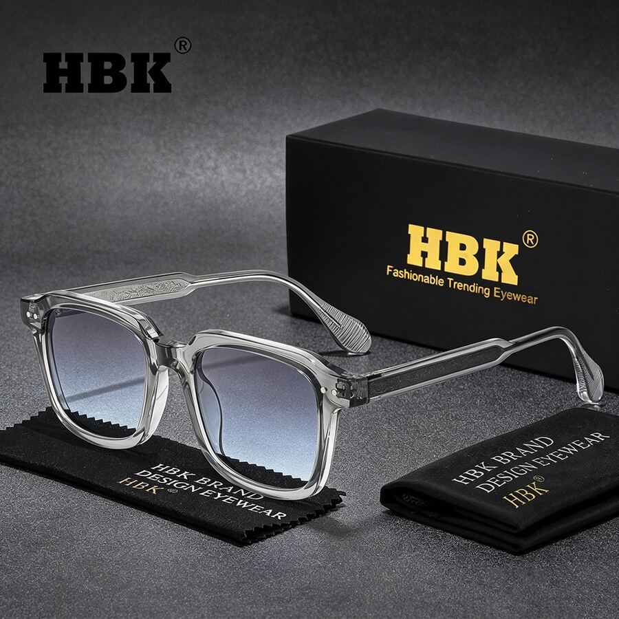 HBK New Style Sunglasses PC+CP Material Temple Metal Core Unisex For Outdoor Activities Travel Photography Props Birthday Gift Choice - K40212 - View 1