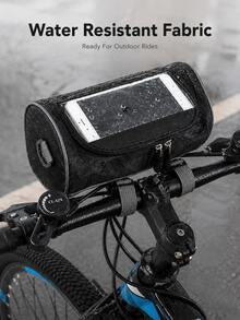 Waterproof Bicycle Handlebar Bag, Large Capacity Oxford Cloth Front Storage Pouch Suitable For Mountain Bike/Electric Bike/Scooter, Can Hold Phone, Sunglasses, Keys And Tools, Versatile For Commuting And Outdoor Riding - A - View 4