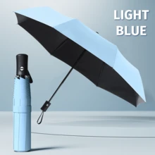 Automatic Folding Large High-Quality Umbrella, Windproof & Waterproof Strong Umbrella, Family Entertainment Outdoor Rainproof & Sun Protection Dual-Use Parasol - Multicolor - View 14