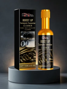 1pc/120ml Car Engine Carbon Cleaner/Catalytic Converter Cleaner Carbon Removal, Cleans Stubborn Gums, Sludge, Carbon Deposits From Key Engine Components, Effectively Resolves Idle Vibration, Cold Start Difficulty, Throttle Sticking, Exhaust Odor, Engine Knocking And Other Carbon-Induced Issues, Restores Three-Way Catalytic Converter Performance - Liquid - View 9