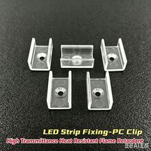 30pcs 6*12mm High Transparency PC Material LED Strip Fixing Clips, Heat Resistant U-Shaped Light Strip Mounting Brackets With Matching Installation Screws, Compatible With 2835/5050/5730 Model 6*12mm Flexible Neon Light Strips - 30 Sets Of PC6*12mm Long Strips (with Screws) - View 3