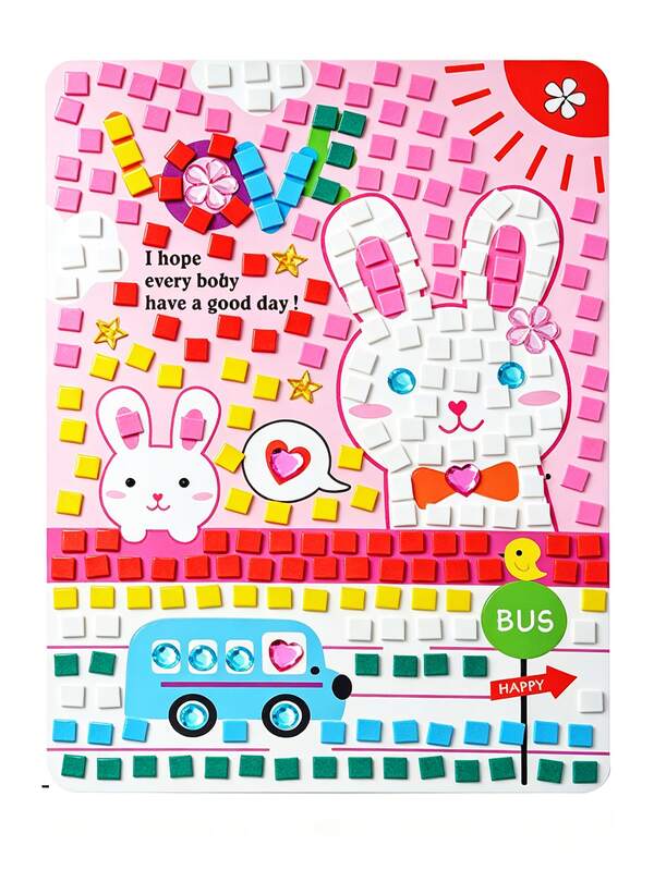 Puzzle Sticker Children's Educational Toy Handmade DIY Material Kit