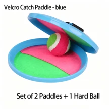 Outdoor Sports Ball Toy, Catch And Throw Ball Game, Outdoor Sports Racket, Palm Ball, Yard Holiday Party Game Toy, Outdoor Interactive Sticky Ball Throwing Game Toy, Backyard Beach Toy, Suitable For Adults/Families As Easter Gift - Multicolor - View 11