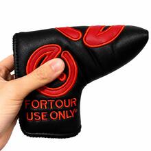 Multiple Styles Blade Putter Headcover Design, Golf Putter Headcover, PU Leather, Hook And Loop Closure, Embroidered Logo - White - View 3