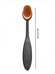 3/2/1pc Black Nail Brush, Cleaning Brush, Mirror Powder Brush, Dusting Brush, Concealer Brush Multi-Function Makeup Brush Set, Soft And Portable - Multicolor - View 10