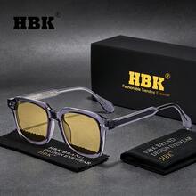HBK New Style Sunglasses PC+CP Material Temple Metal Core Unisex For Outdoor Activities Travel Photography Props Birthday Gift Choice - K40212 - View 5